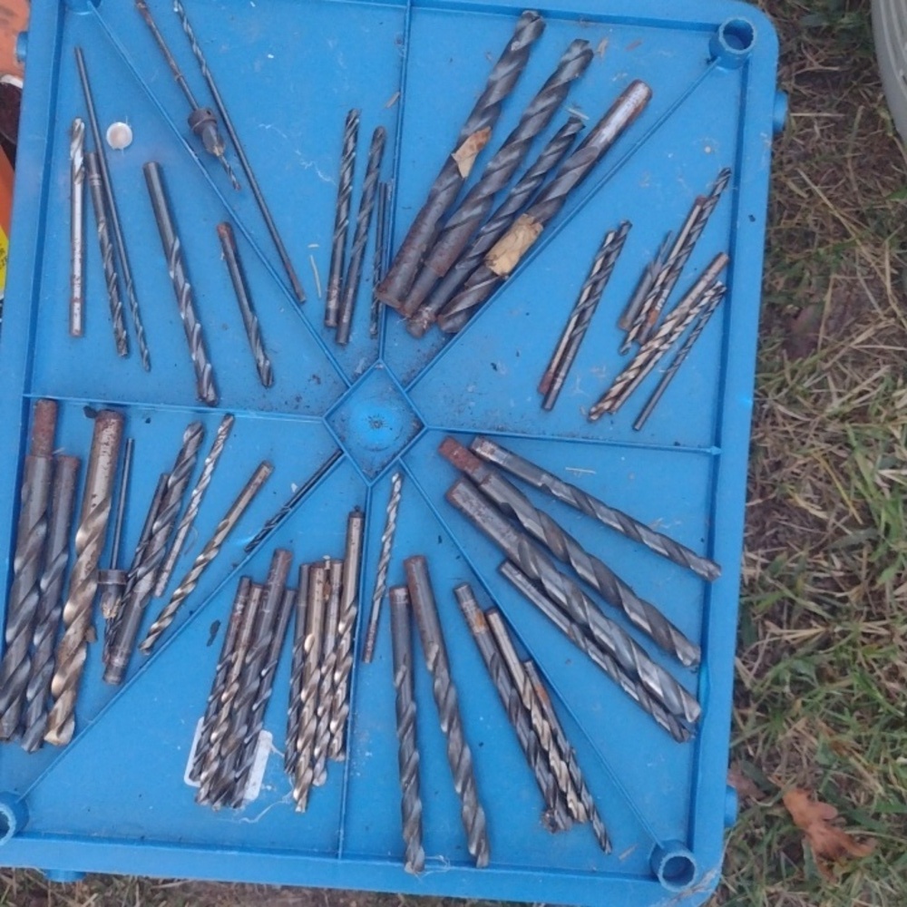 44 pc.Steel Drill Bit Lot